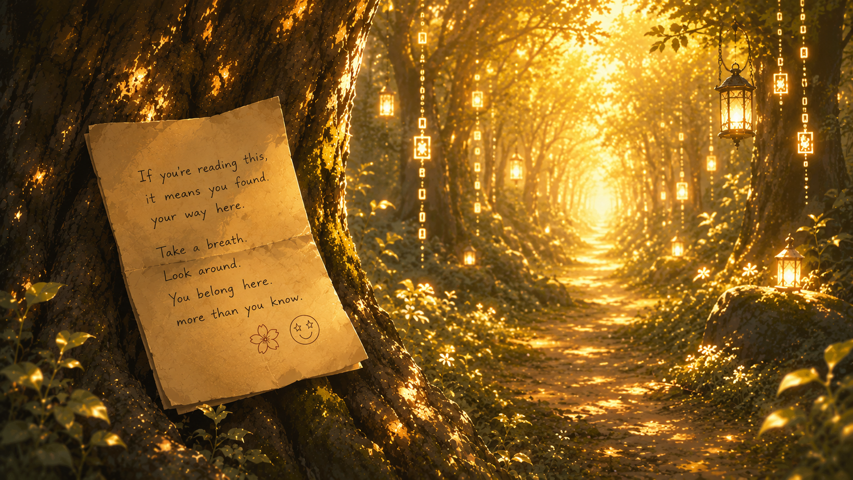 A Note at the Edge of the Forest
